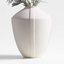 Ancien Cream Vase 17" by Athena Calderone + Reviews | Crate & Barrel | Crate & Barrel