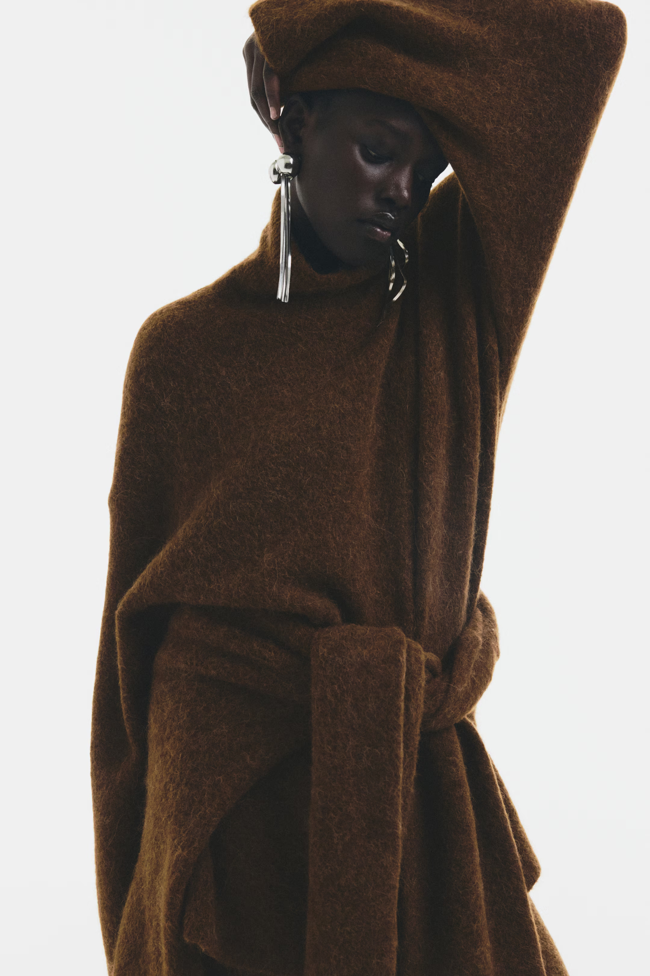 Oversized Alpaca-Blend Sweater | H&M (US + CA)