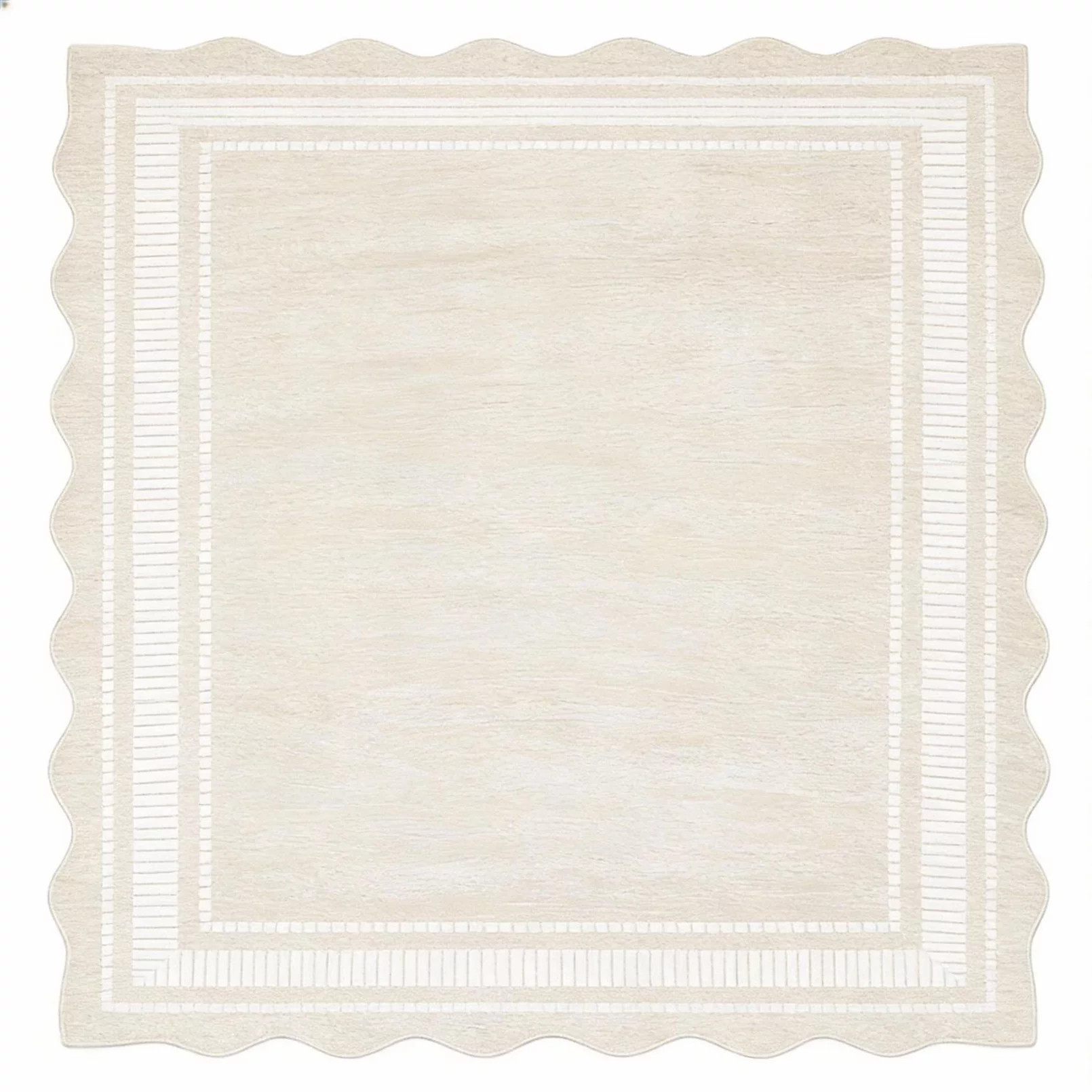 ANIXOL Washable Scalloped Area Rug | Kohl's
