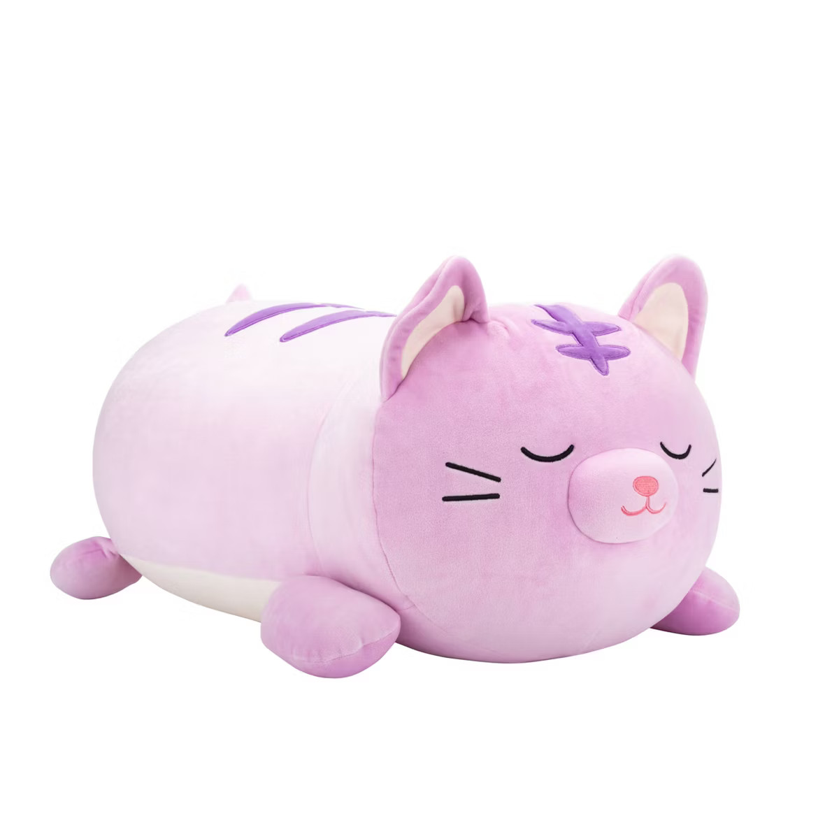 Squishmallows 18" Large Plush Tabitha Purple Tabby Cat Sleepamallows | Target