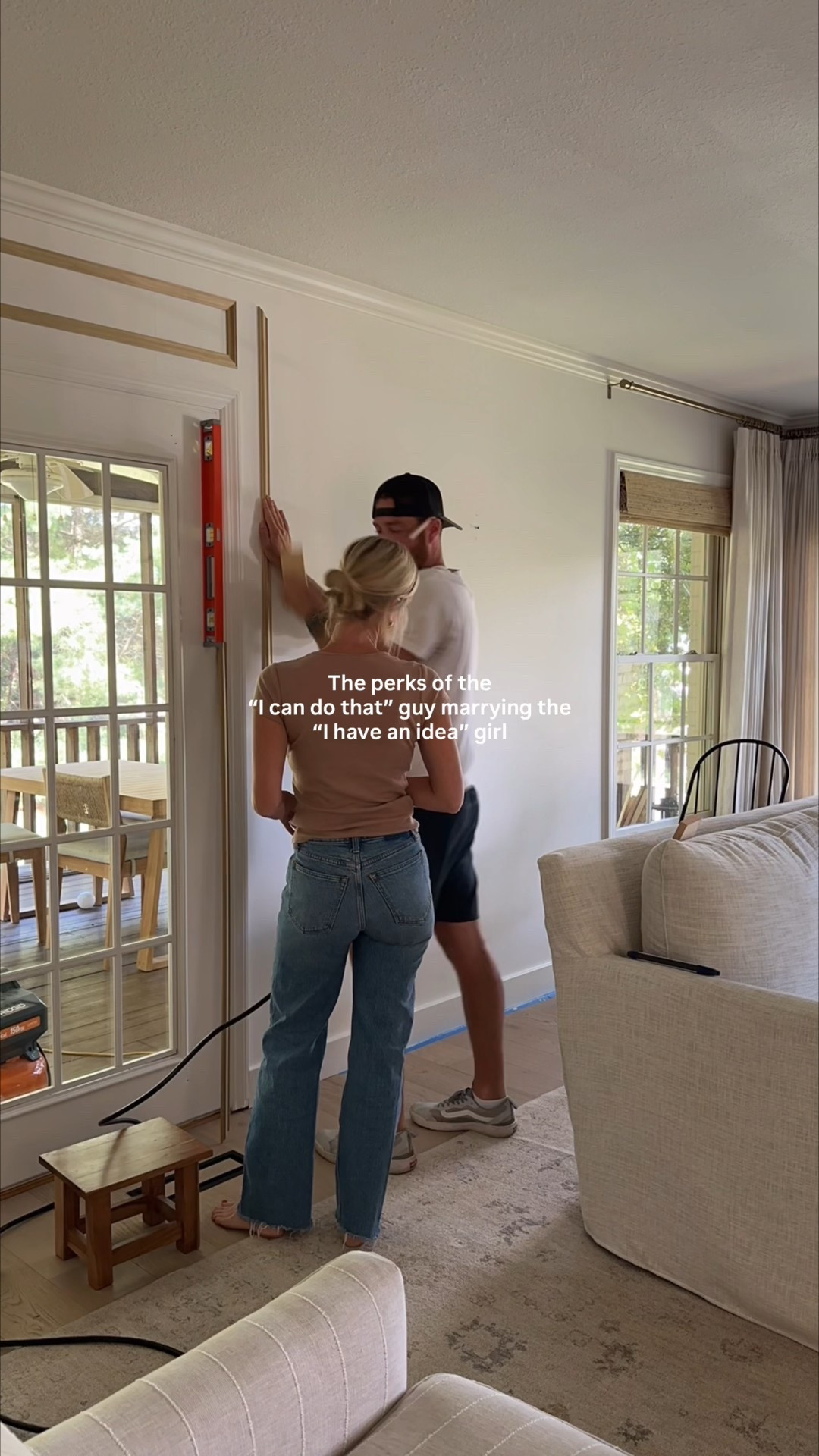 I love the way this simple project made such a massive difference in this room! It gives my small living room more depth and a special custom feel! 

Linking my all-time favorite trim that we use for all of our molding projects from Lowe’s! 

#LTKHome