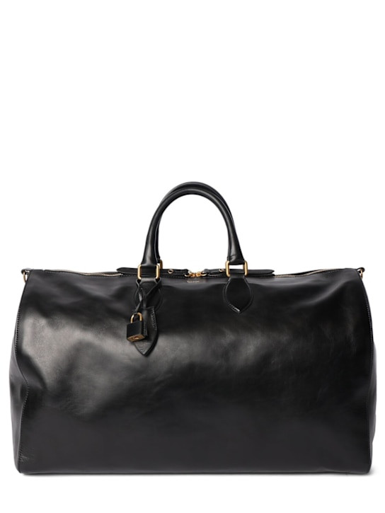 Pierre leather weekender bag | Luisaviaroma
