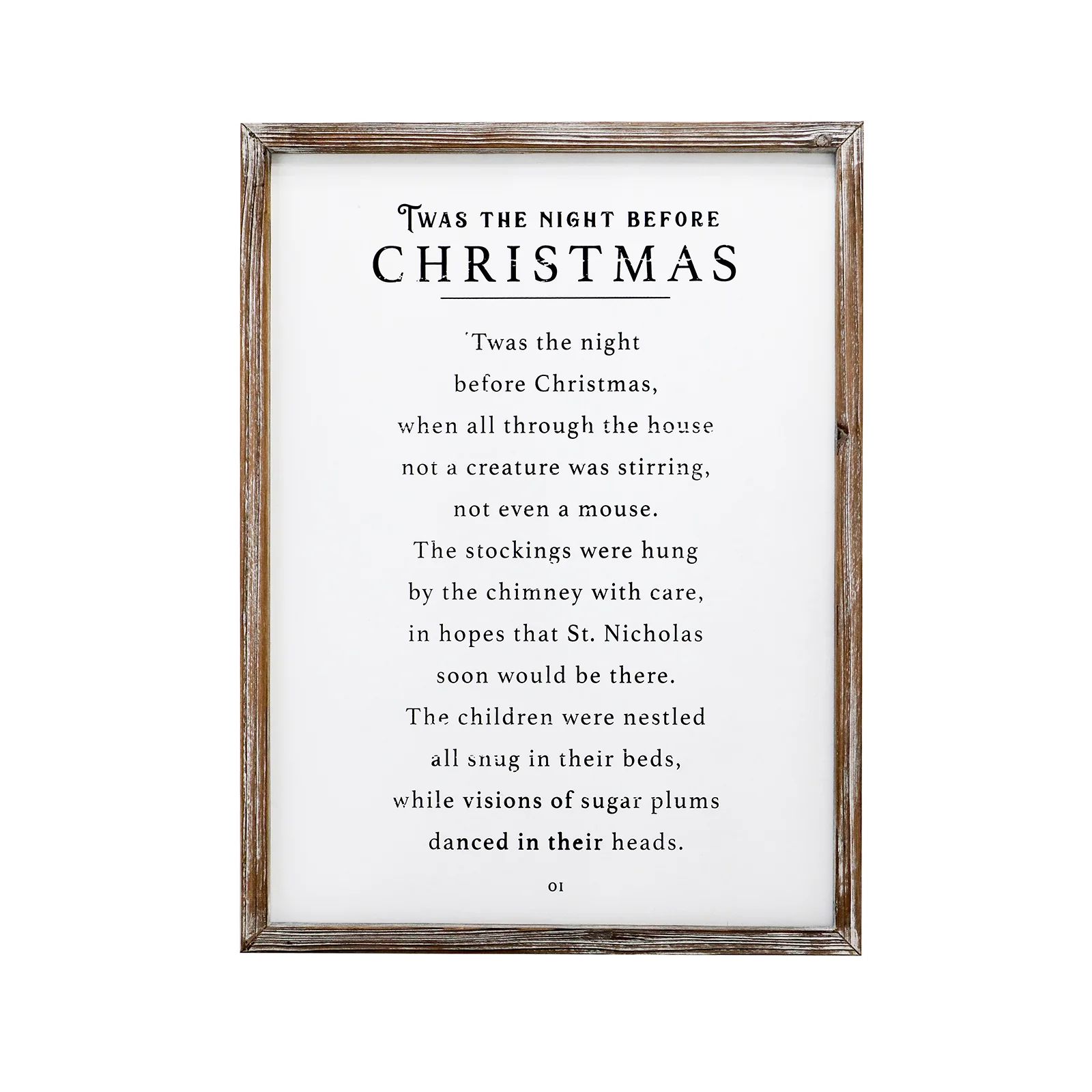 Twas the Night Before Christmas Wood Sign 18x24 | Sweet Water Decor, LLC