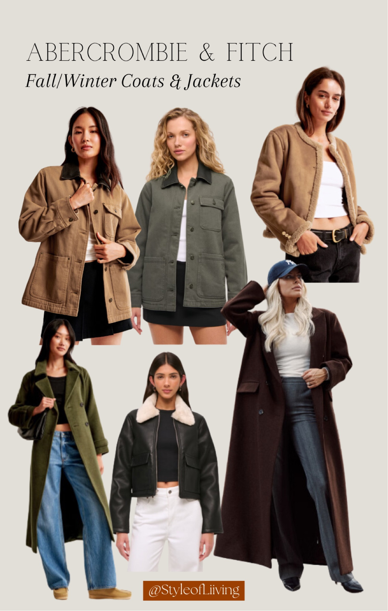 Abercrombie & Fitch women’s outerwear. Fall & winter coats and jackets. 

#LTKSeasonal #LTKSaleAlert #LTKStyleTip
