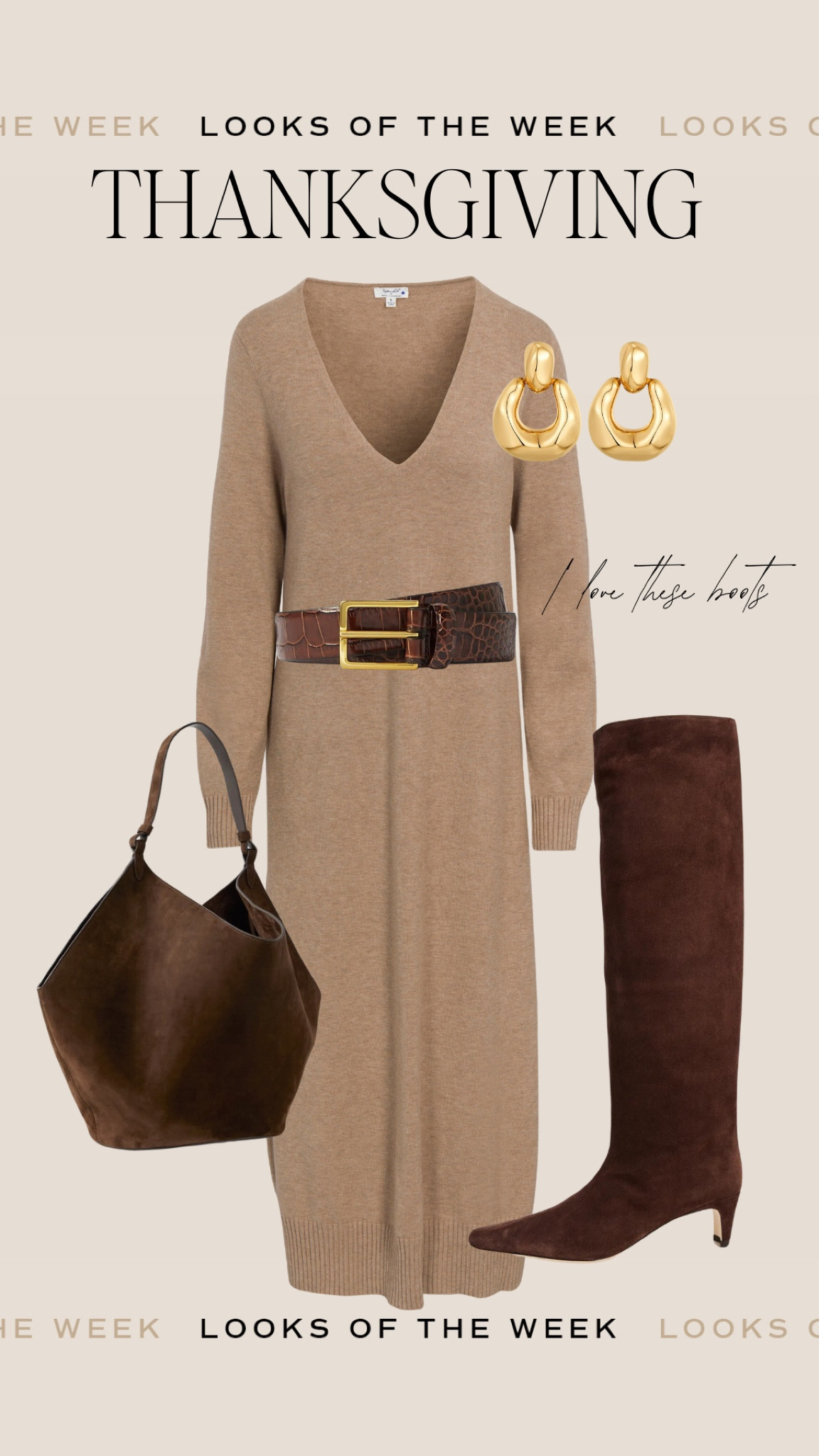 Thanksgiving outfit ideal styled by Becky 