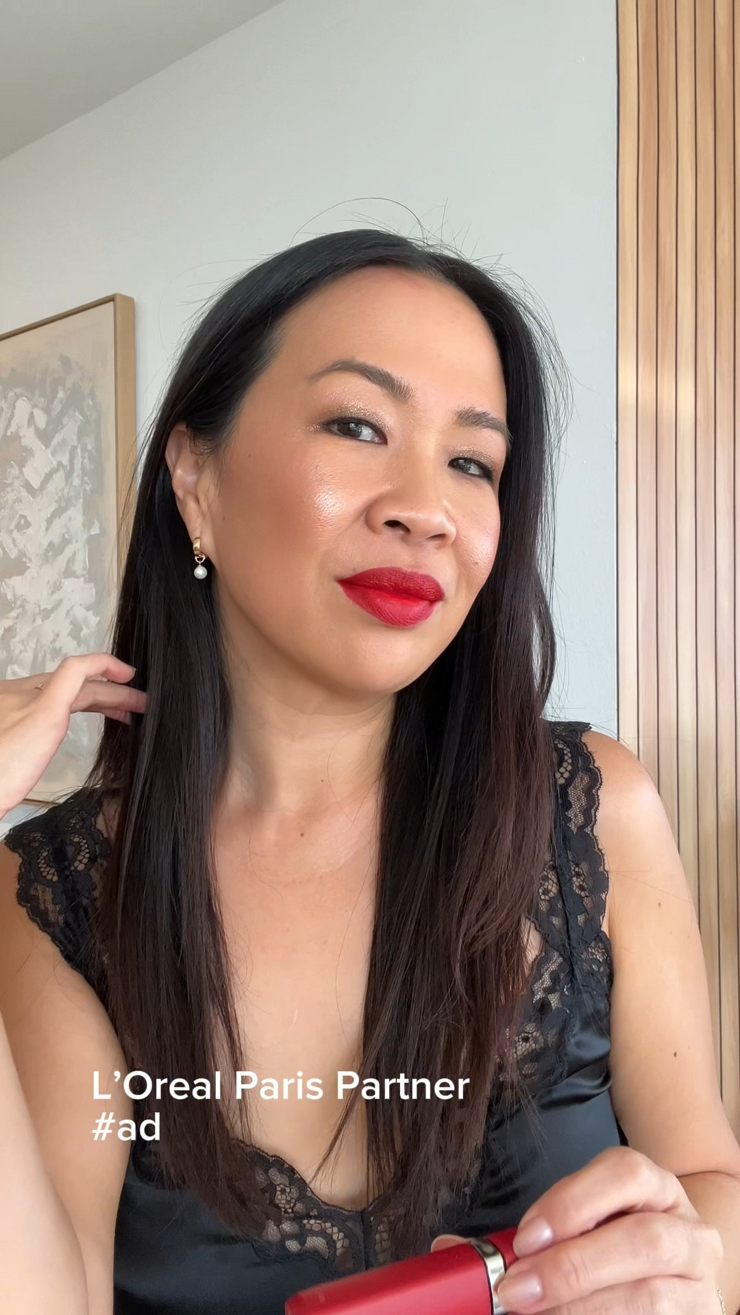 #ad LOrealParisPartner Found the perfect holiday red lip color from @lorealparis available at @target! 🫦

The Infallible Matte Resistance Liquid Lipstick is the ultimate long-wear lip with a budge proof formula. Love the shade 420 Le Rouge Paris for that stunning statement red. It’s perfect for long evenings out or special occasions.

Formula is available in a wide range of colors. You can find this shade linked in my @shop.ltk profile #liketkit @targetstyle

#LOrealParisCosmetics #LOrealParisMakeup #TargetPartner #Target 

#LTKBeauty #LTKgrwm #LTKHoliday