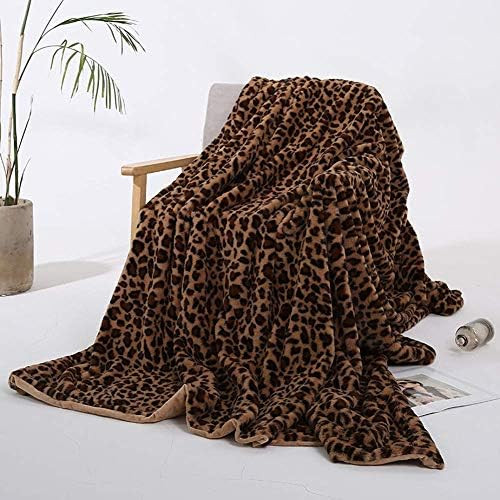 Velboa Super Soft Leopard Blanket Double Layer Bedding Thick Sofa Cover Furry Fuzzy Fax Fur Throw... | Amazon (US)