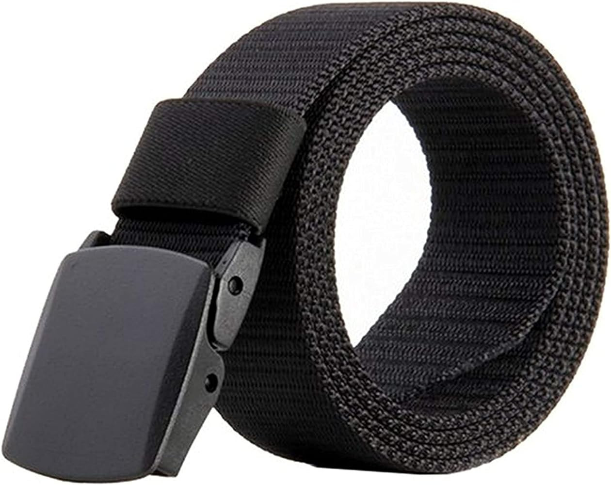 JASGOOD Nylon Canvas Breathable Military Tactical Men Waist Belt With Plastic Buckle | Amazon (US)