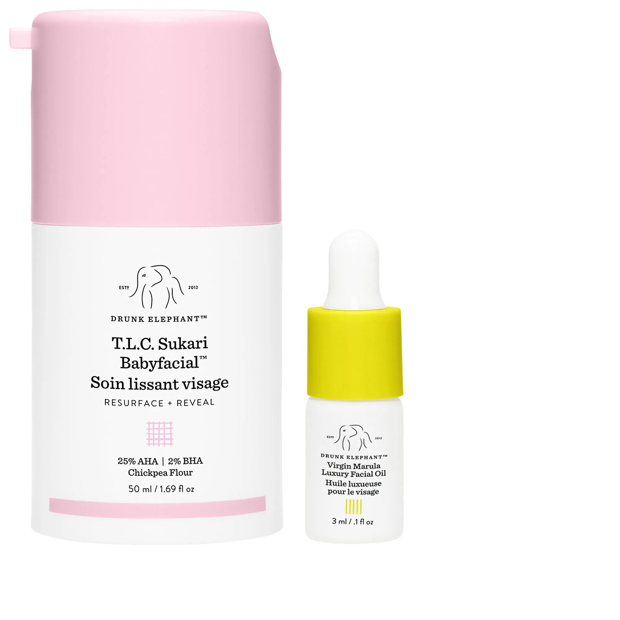 T.L.C. Sukari Babyfacial™  25% AHA + 2% BHA Mask - Drunk Elephant | Sephora | Sephora (US)