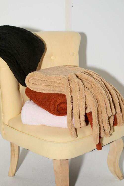 Faux Shearling Fringe Oblong Scarf | Forever 21 (US)