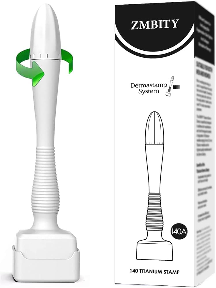 Titanium Microneedles Derma Roller - Stamp Alternative -Microneedle Micro Needle Skin Care Tool -... | Amazon (US)