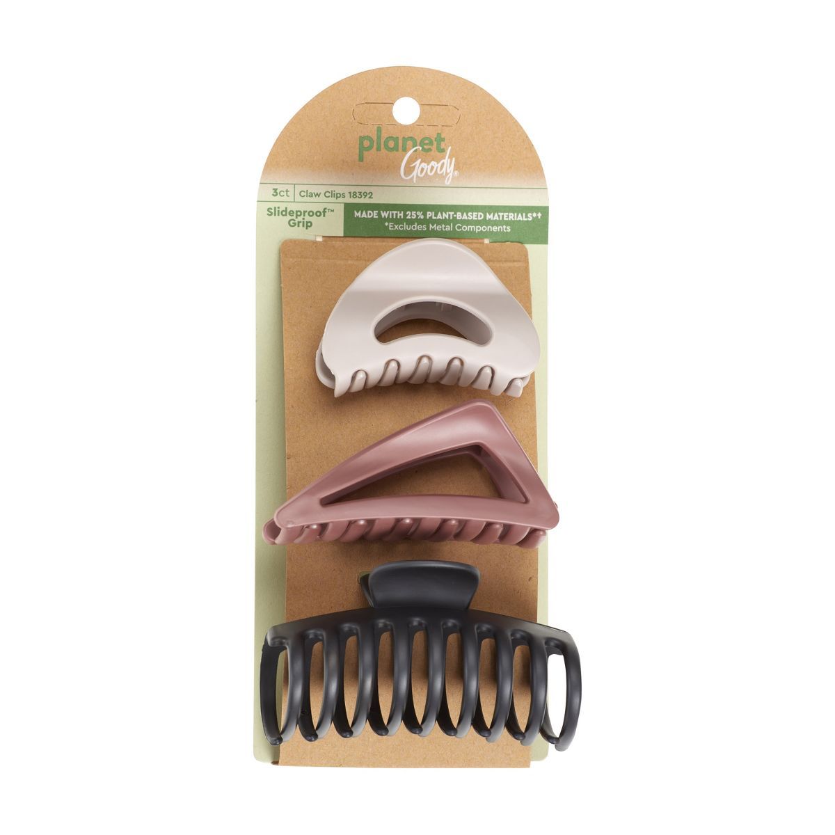 Planet Goody Claw Hair Clips - 3ct | Target