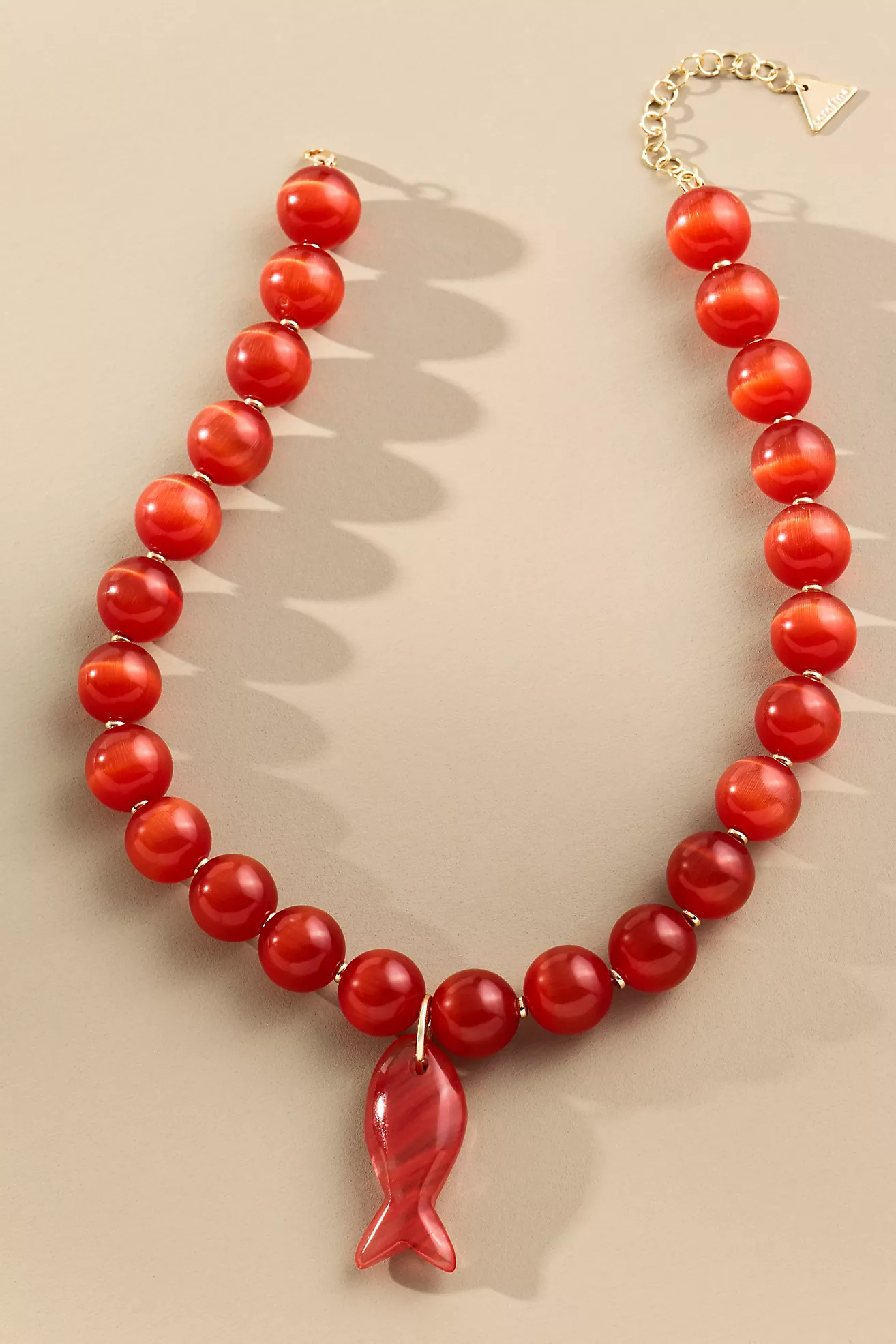 Mod Beaded Pendant Necklace | Anthropologie (US)