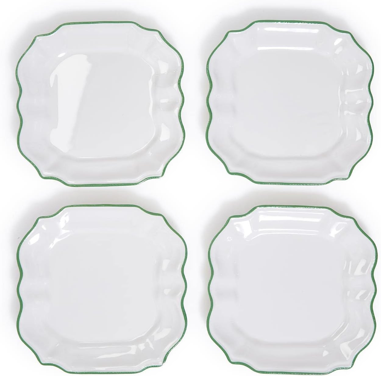 Two's Company Garden Soiree Set Of 4 Salad /Dessert Plates | Amazon (US)