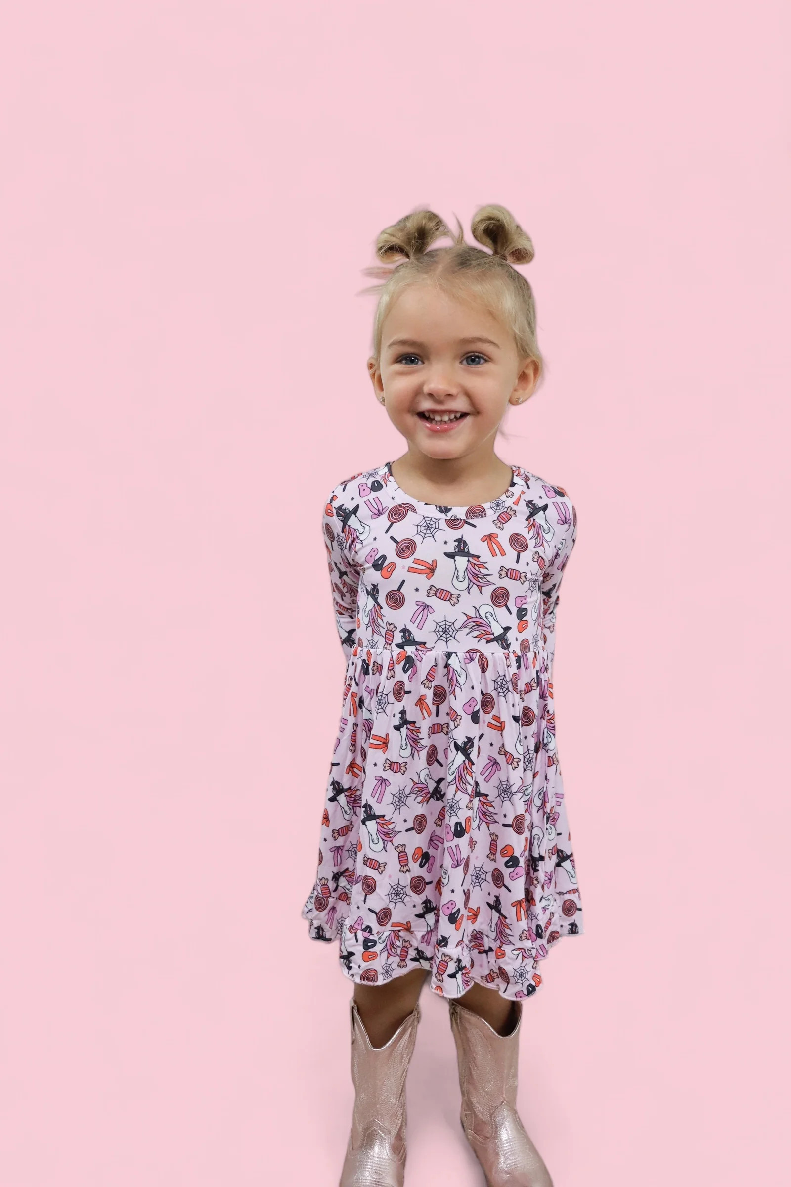 EXCLUSIVE BLAKELY'S MAGICAL HALLOWEEN DREAM RUFFLE DRESS PREVIEW | DREAM BIG LITTLE CO