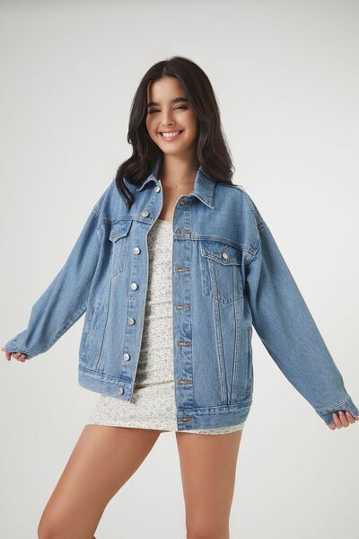 Oversized Denim Trucker Jacket | Forever 21