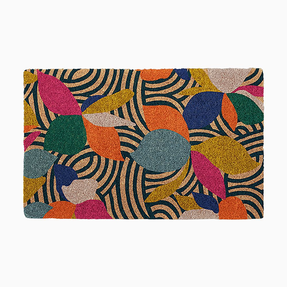 Bright Floral Doormat | West Elm (US)