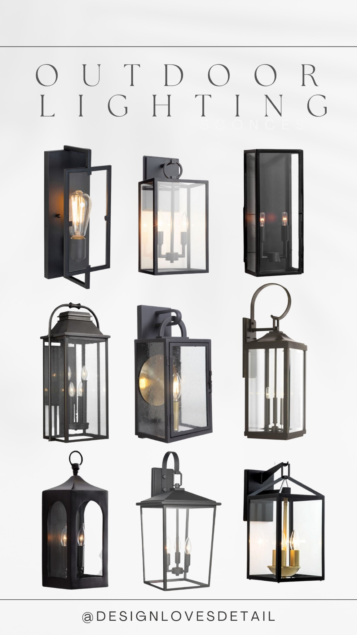 Stunning outdoor sconce round up!! 

#outdoorsconce #beautiful #outdoor #lighting #stunning #interiordesigner #patio #porch #home 

#LTKSeasonal #LTKGiftGuide #LTKhome
