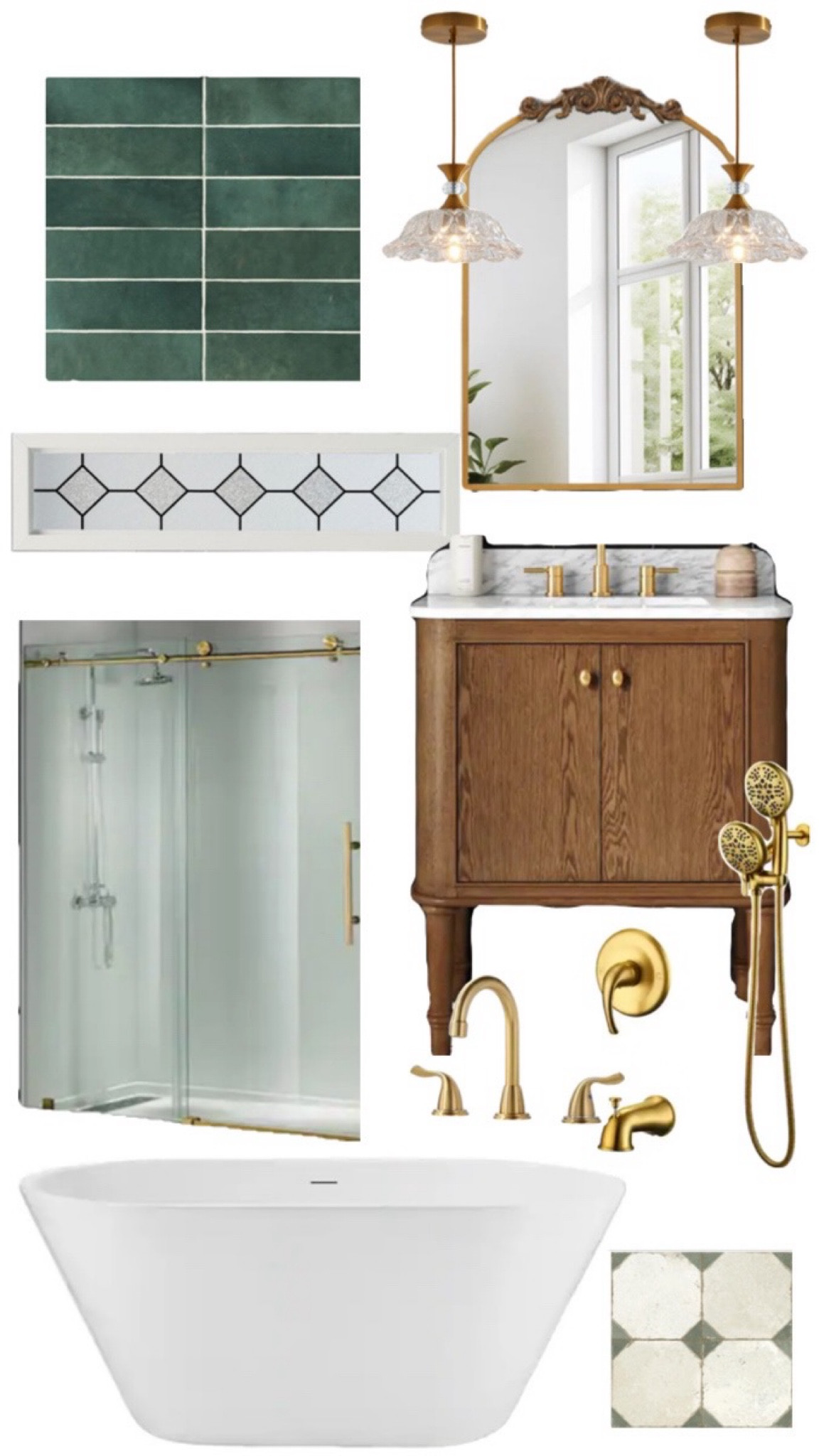 Traditional glam bathroom makeover 

#LTKStyleTip #LTKHome