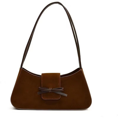 Generic Shoulder Bag for Women, Hobo Handbags Trendy  Purses Patent Leather Clutch Bag Suede-brown | Target