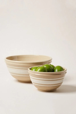 Farmhouse Pottery Yellowware Bowl | Anthropologie (US)