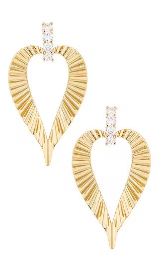 Jasmine Earring in Gold | Revolve Clothing (Global)