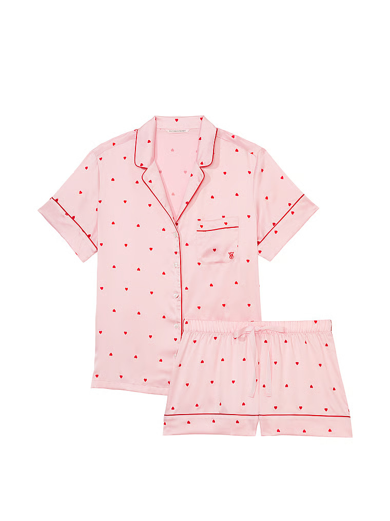 Satin Short Pajama Set | Victoria's Secret (US / CA )