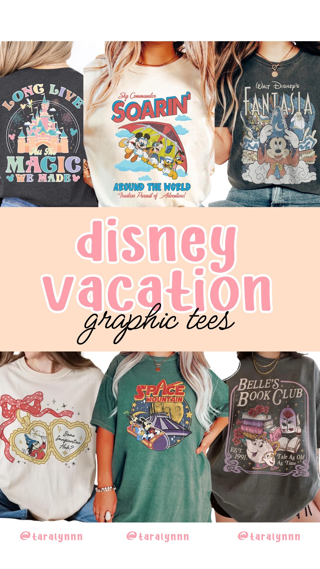 Disney Vacation Graphic Tees 

#disney #disneyvacation #graphictee #disneyland #disneyworld #retro #minniemouse #mickeymouse #travel #vacation

#LTKStyleTip #LTKTravel #LTKFindsUnder50