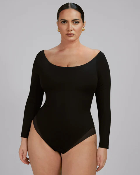 Scoopy Long Sleeve Bodysuit | TA3