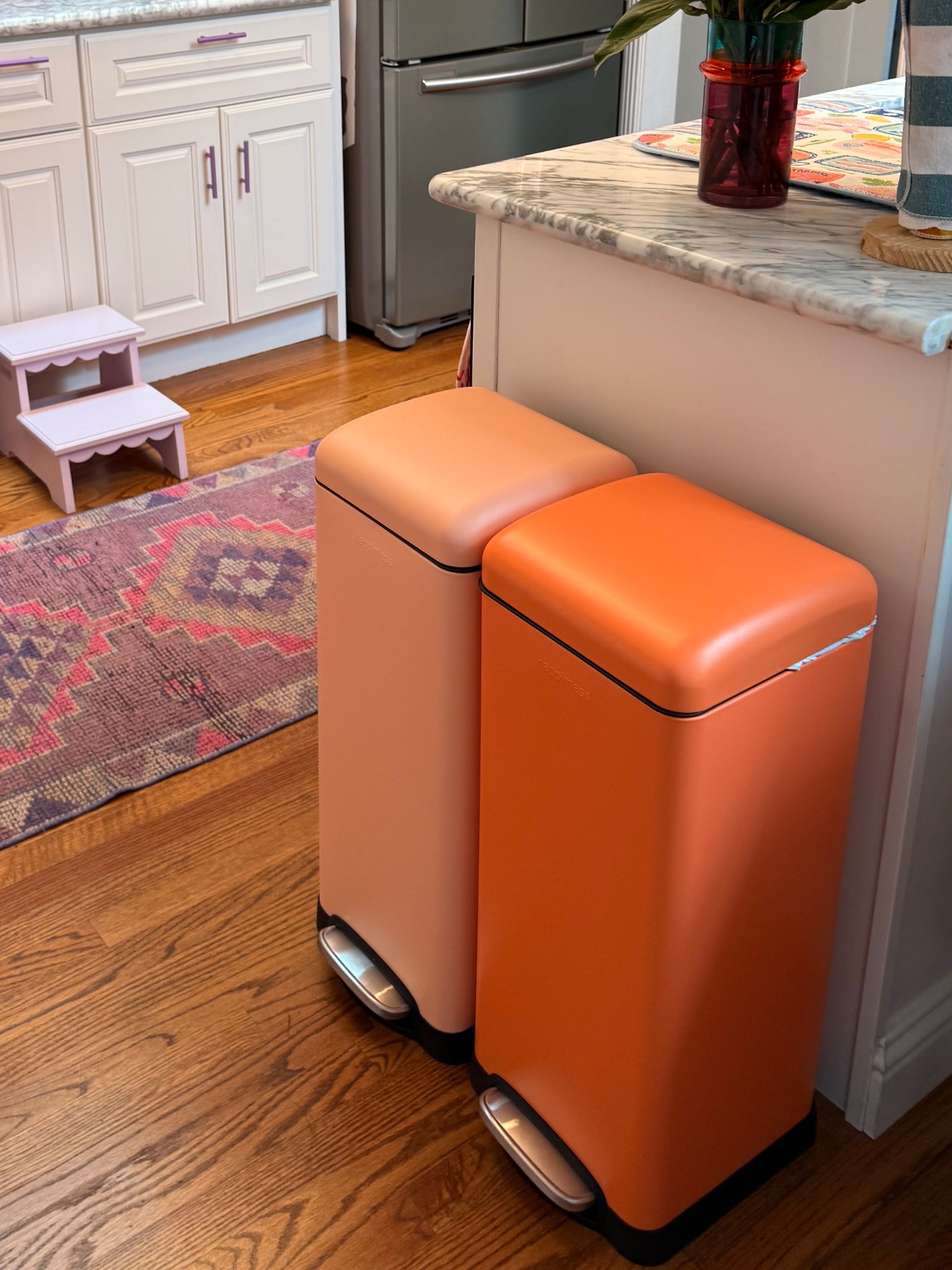 Trash can upgrades!! And so many cute colors (and other sizes) available  

#LTKFindsUnder100 #LTKHome