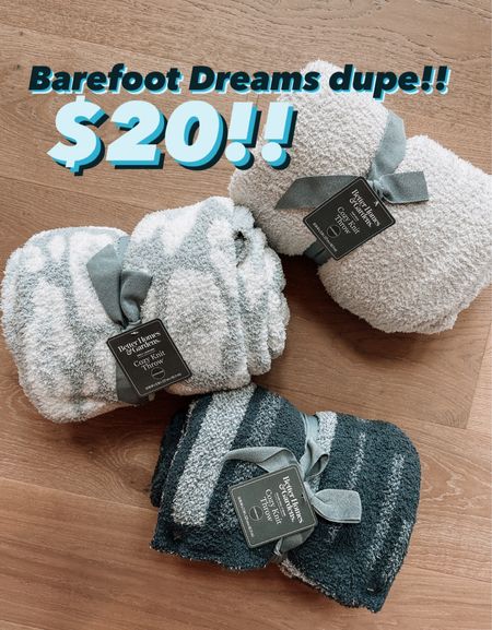 Great gift idea!!! These throws feel just like Barefoot Dreams (I think a little better!!), but are only $20!!! Several colors & prints to choose from 😂❤️🎁

#sugarplumstyle #walmartpartner @walmartfashion 