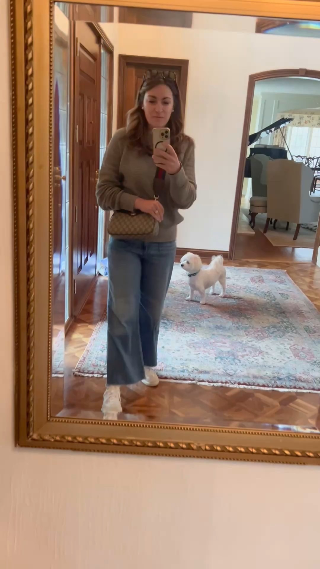 My easy running errands before vacation mom outfit! I love the little green detail on my Vejas, to tie my outfit together 

#LTKStyleTip #LTKMidsize #LTKWatchNow