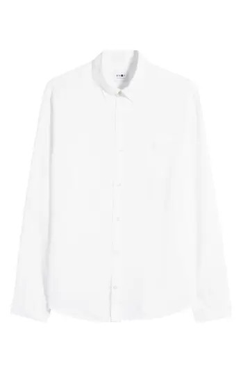 NN07 Levon Slim Fit Button-Down Shirt in White at Nordstrom Rack, Size Medium | Nordstrom Rack