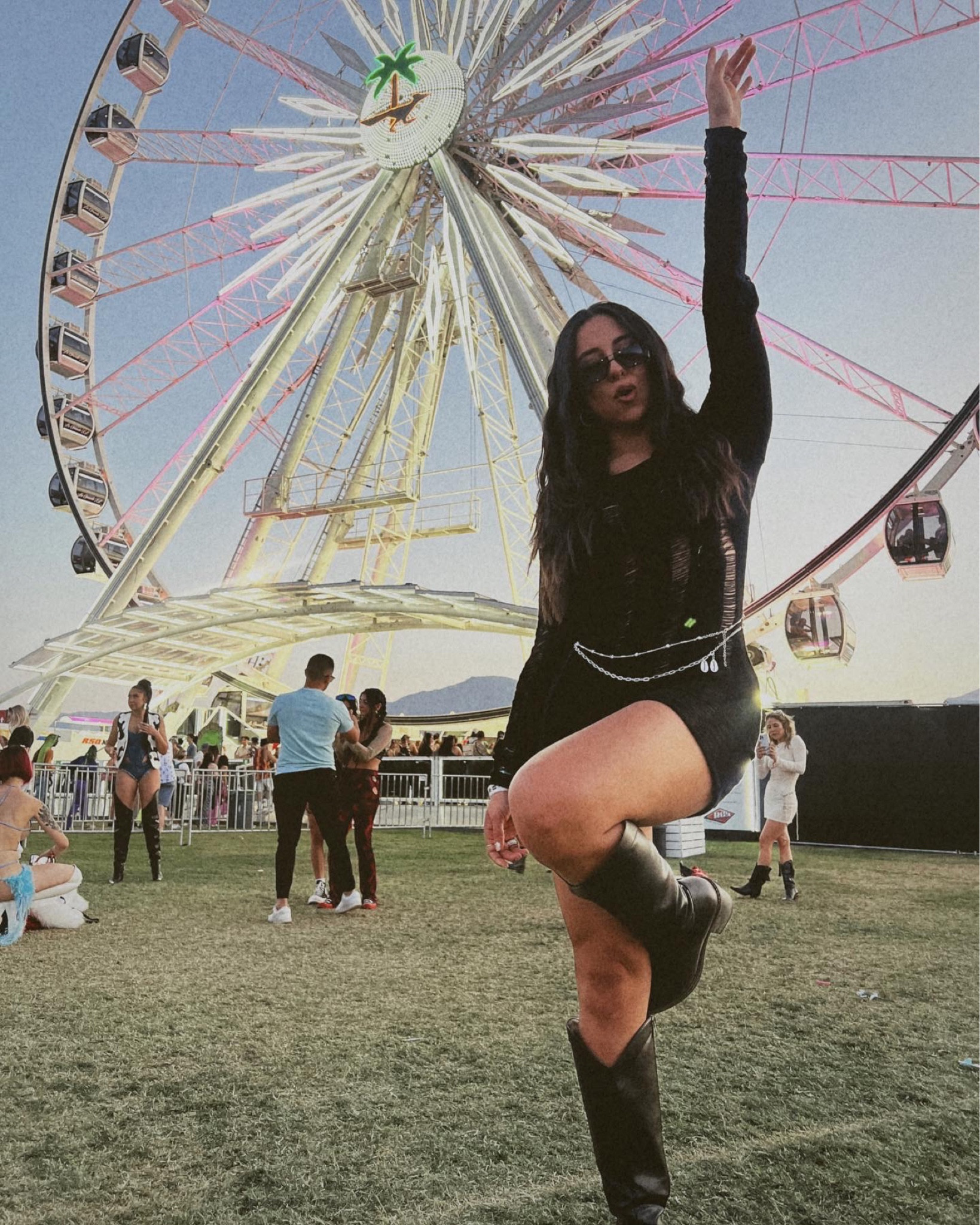 one of my fave festival fits 🖤🎶🪩 

#LTKstyletip #LTKover40 #LTKSeasonal