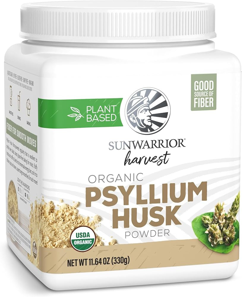 Sunwarrior Organic Psyllium Husk Powder – Plant-Based Fiber for Gut Health & Regularity – Sup... | Amazon (US)