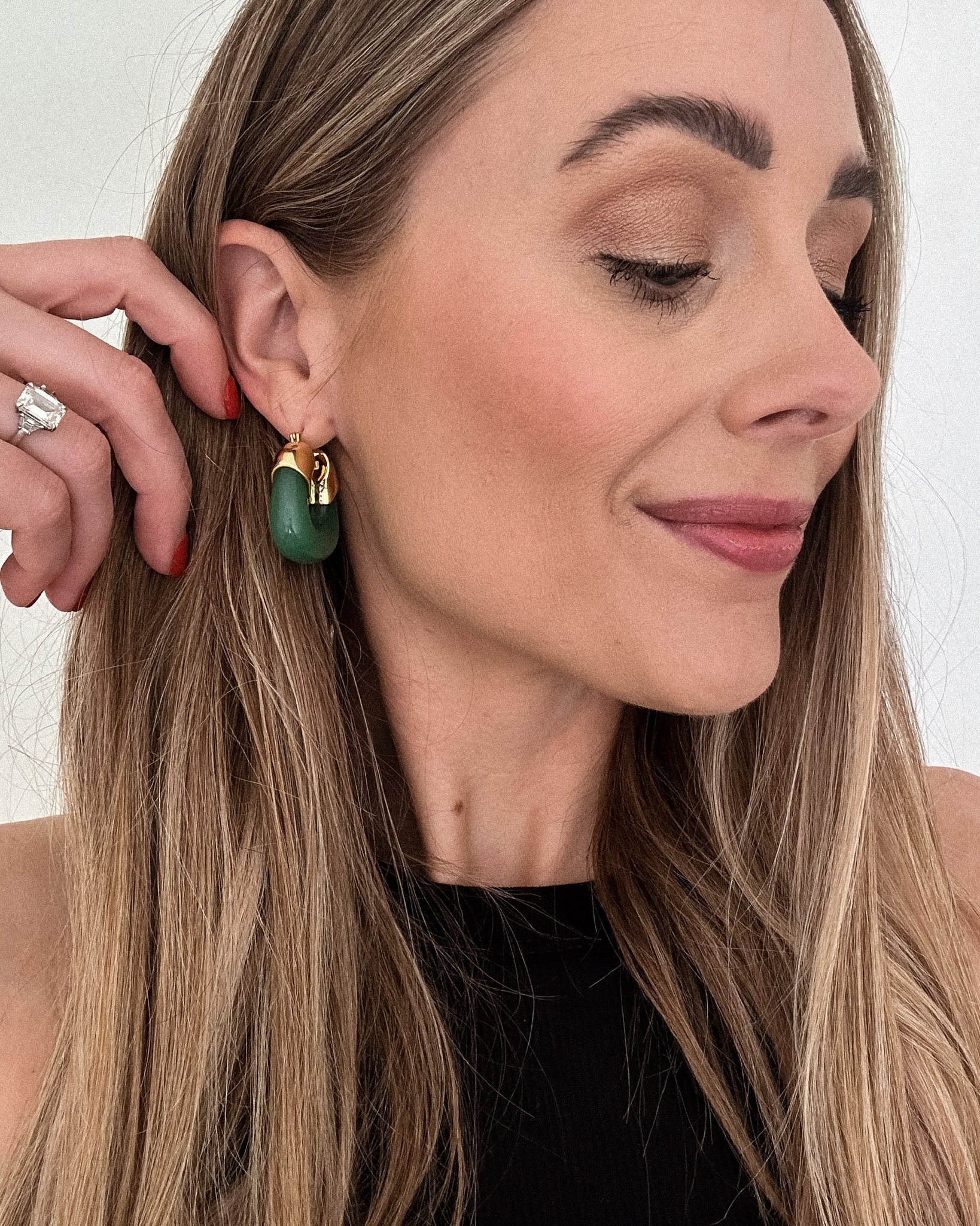 Fashion Jackson, green earrings, jewelry #fashionjackson #earrings #jewelry 

#LTKFind 

#LTKstyletip