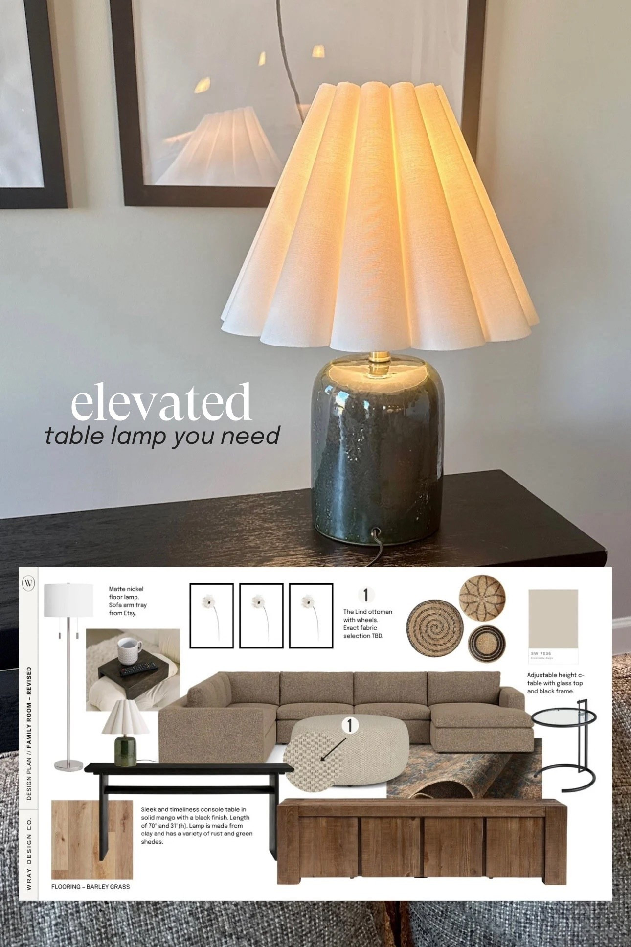 I’m so OBSESSED with this green table lamp and scalloped shade. And FYI — there are over 10+ shade styles to choose from so you can customize to your own style and taste! Also, that sofa armrest table is brilliant and great for small spaces. 

#LTKSaleAlert #LTKHome