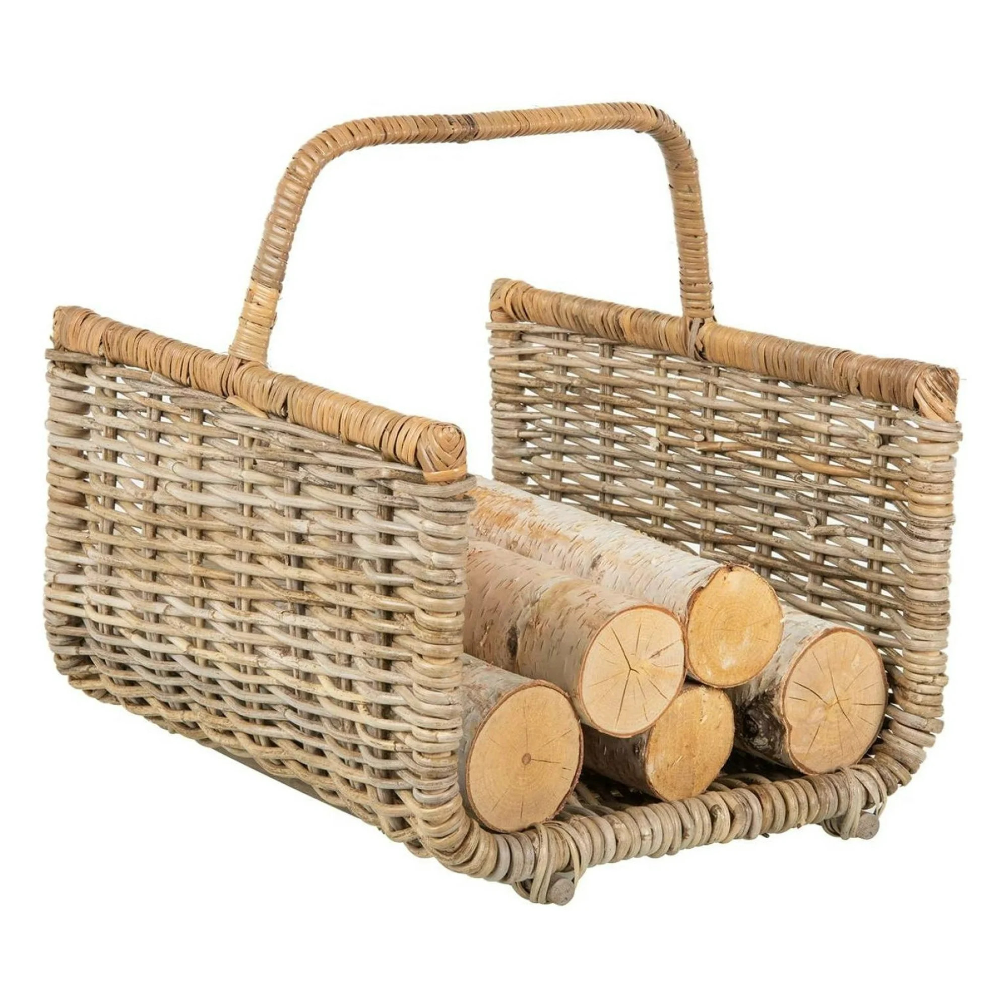 Kobo Fire Log Basket, Gray-Brown | Walmart (US)