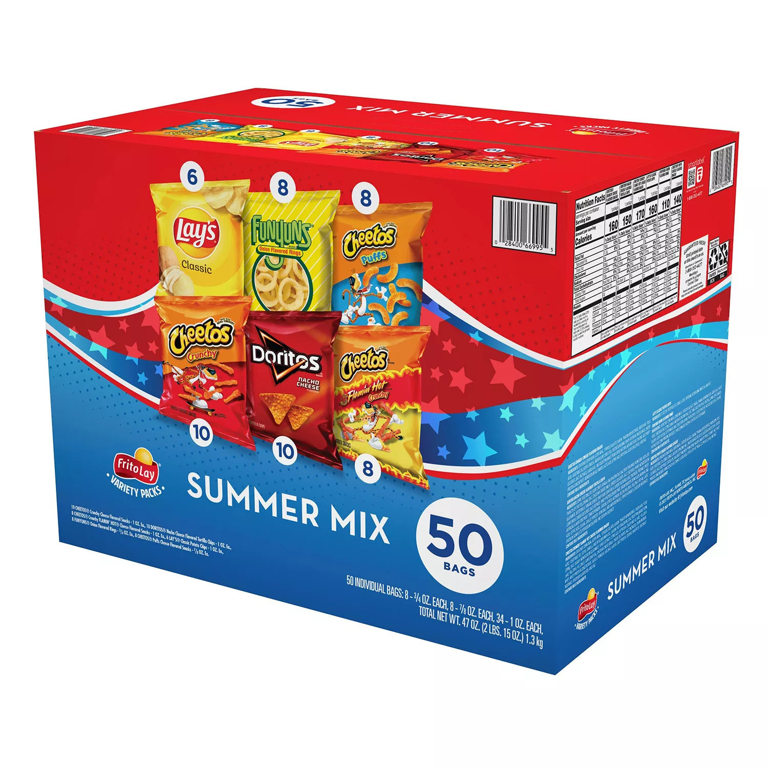 Frito-Lay Summer Mix Variety Pack, 50 pk. | Sam's Club