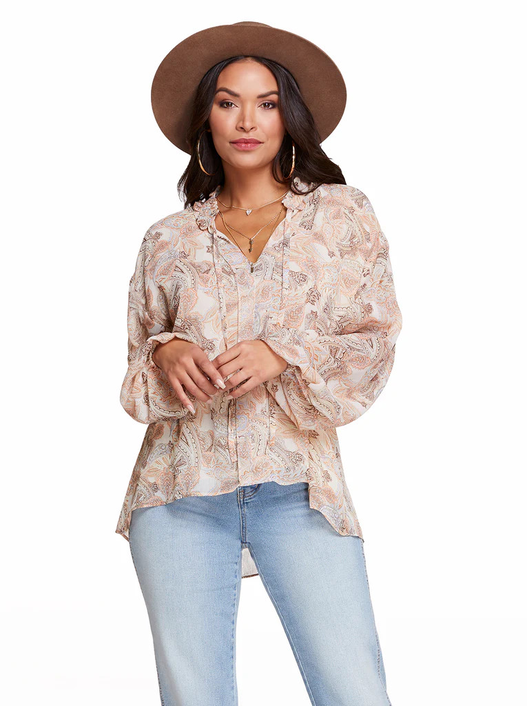 Celeste Top in Wild Paisley | Jessica Simpson E Commerce