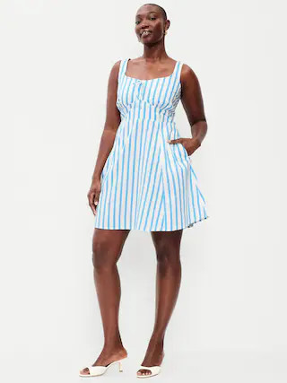 Fit & Flare Cami Mini Dress | Old Navy (CA)
