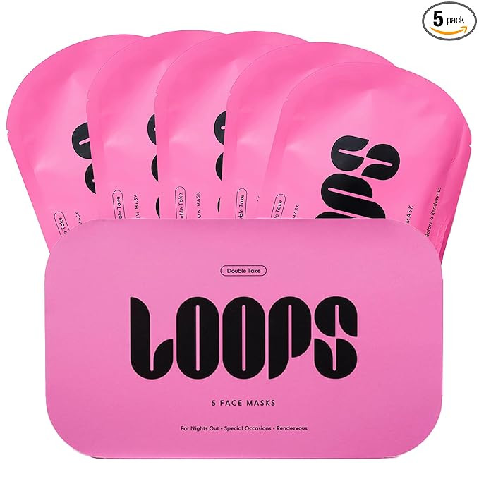 LOOPS DOUBLE TAKE - Hydrogel Korean Face Mask - Calms & Soothes Skin’s Surface - Helps Refine P... | Amazon (US)