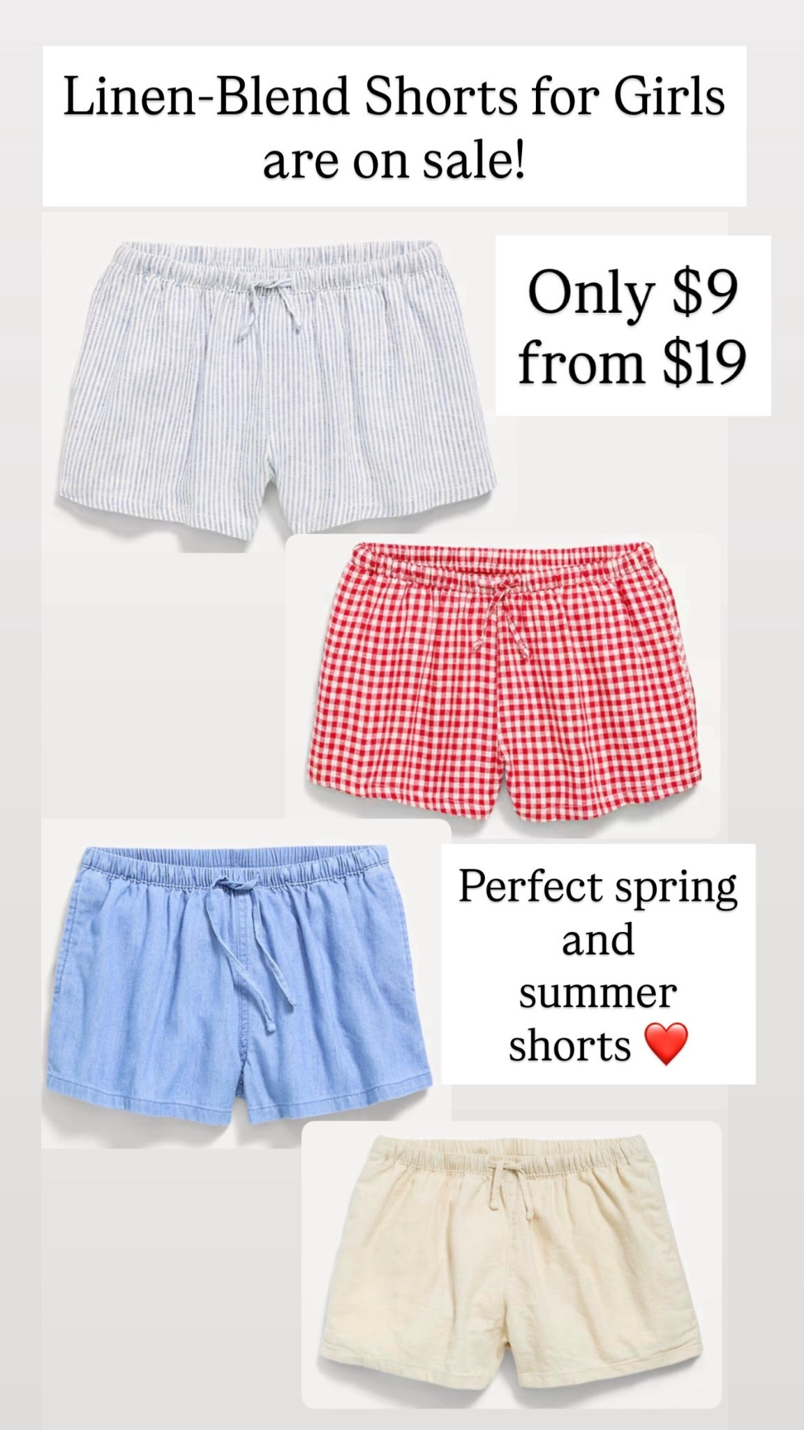 Linen-Blend Shorts for Girls are on sale! 

#LTKSaleAlert #LTKKids