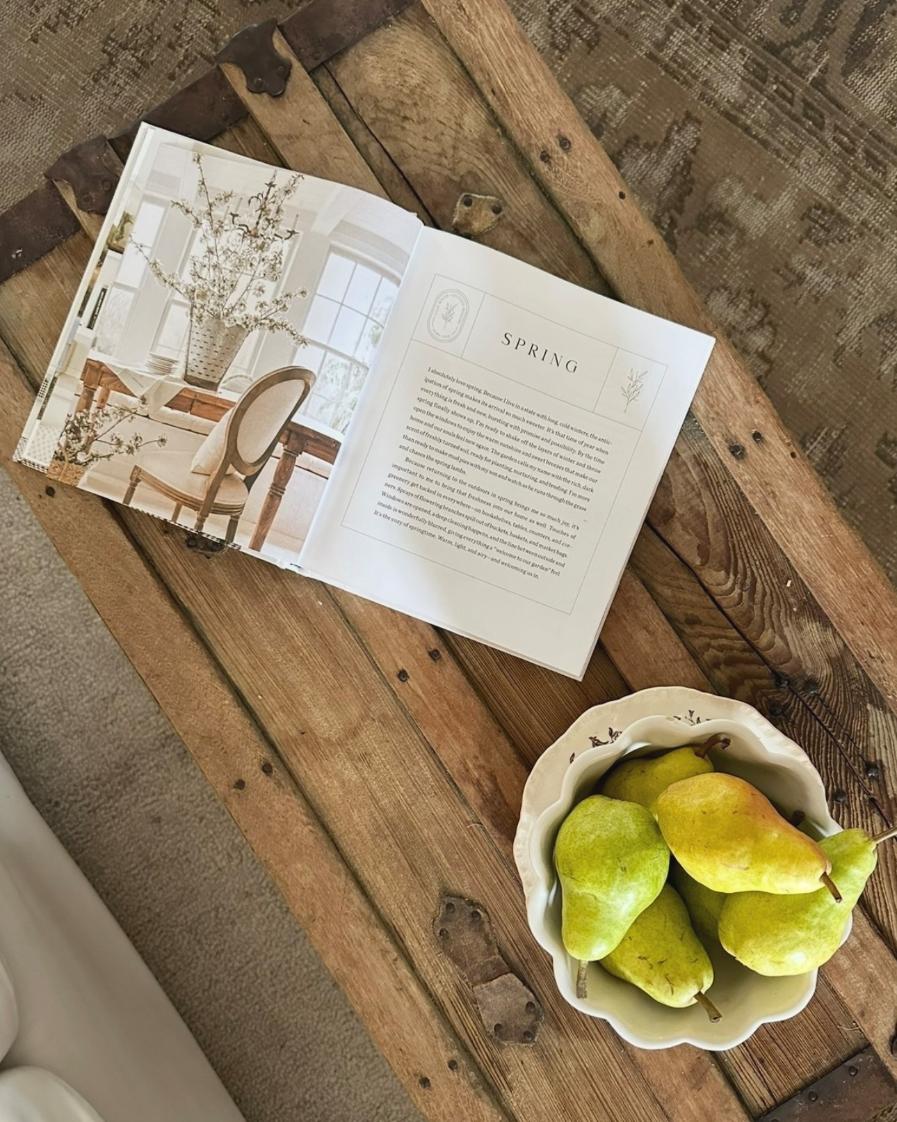 I love using this book for coffee table decor.

There is a section of the book for each season and a title page with the name of the season.

I open it to the title page and leave it open on my coffee table for easy, inexpensive and unexpected decor. 

It’s also a great resource for home decor inspiration.

Would you do this?? 

home decor • Amazon • coffee table books • decorating books • seasonal decor • Spring decor 

#LTKSeasonal #LTKHome