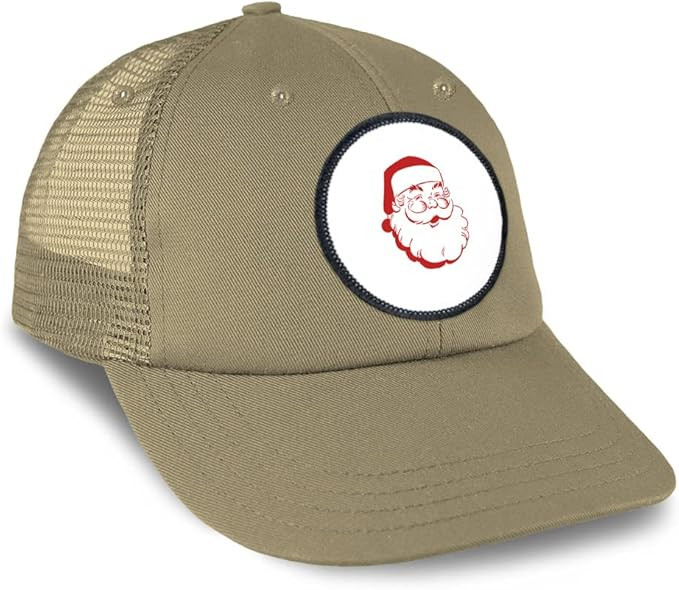 Patch Hat Trucker Baseball Cap Charismas Santa Vintage Look Saint Nick Cotton | Amazon (US)