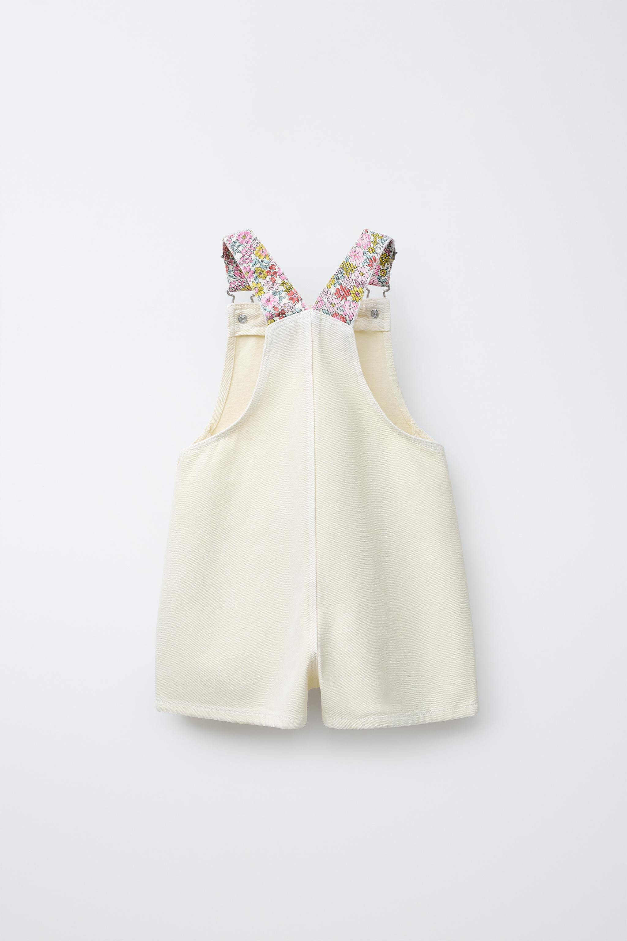 FLORAL TWILL OVERALLS | Zara US