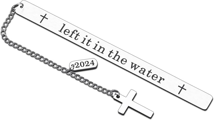 Baptism Gifts for Girls Boys Left It in The Water Baptism Bookmarks Baptismal Gifts for Girls 202... | Amazon (US)