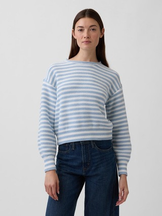 Relaxed Stripe Rollneck Sweater | Gap Factory