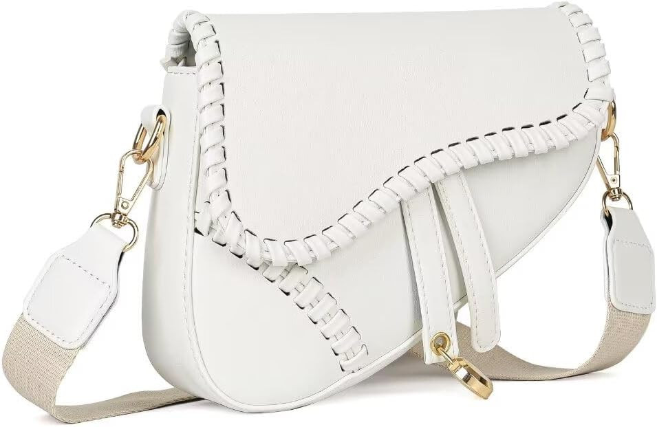 Yaopeing Saddle Shoulder Bags for Women,Trendy Saddle Purse Mini Crossbody Bag,PU Leather Clutch ... | Amazon (US)