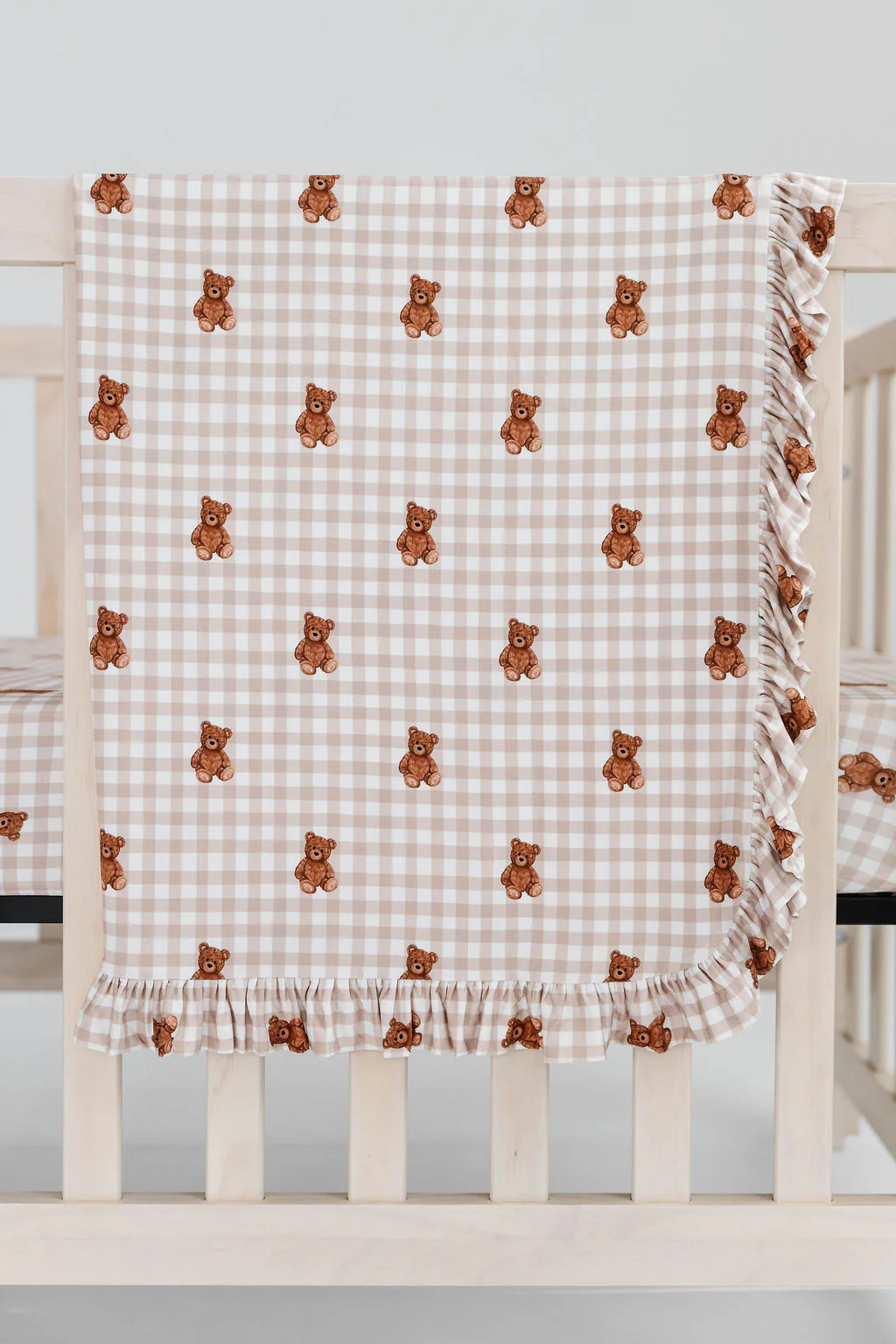 Teddy Gingham Blanket | In My Jammers